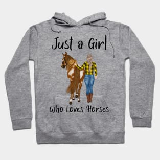 Just A Girl Who Loves Horses Hoodie